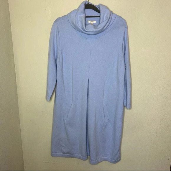 Tyler Boe Cowl Neck Sweater Dress Size Large - Picture 1 of 8